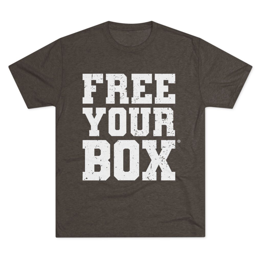 Free Your Box Tri Blend Crew Tee