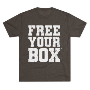 Free Your Box Tri Blend Crew Tee — Tri Blend Macchiato