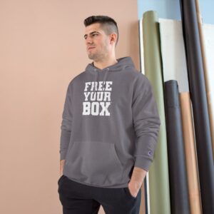 Champion Free Your Box Hoodie — Stone Grey