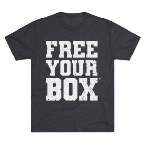 Free Your Box Tri Blend Crew Tee — Tri Blend Vintage Navy
