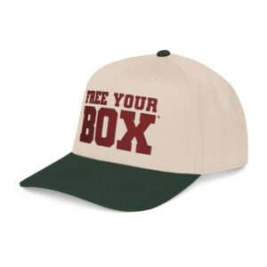 Free Your Box Classic Cap — Dark Green Natural