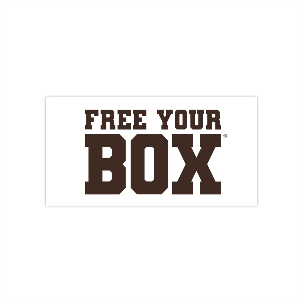 Free Your Box Bumper Sticker