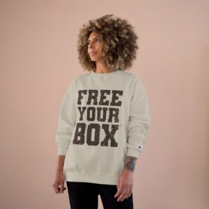Free Your Box Champion Crewneck — Sand