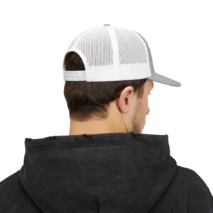 Free Your Box Snapback Trucker Cap — Heather Grey White