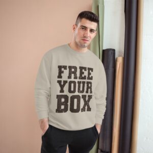 Free Your Box Champion Crewneck — Sand