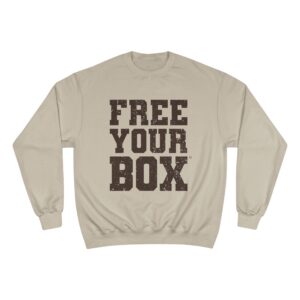 Free Your Box Champion Crewneck — Sand