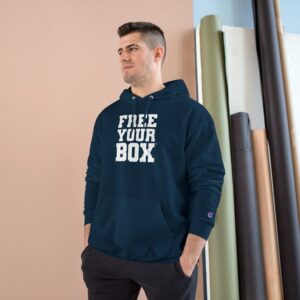 Champion Free Your Box Hoodie — Navy