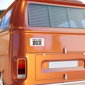 Free Your Box Bumper Sticker