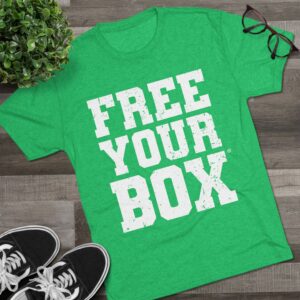 Free Your Box Tri Blend Crew Tee — Tri Blend Envy