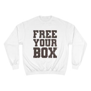 Free Your Box Champion Crewneck — White